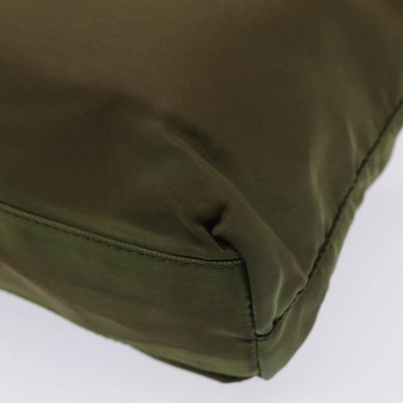 PRADA Hand Bag Nylon Khaki Auth cl841 - Picture 16 of 16